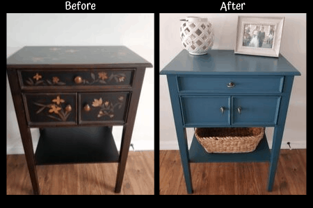 Before and After Chalk Paint