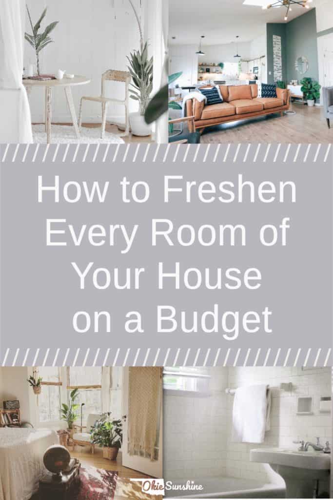 How to freshen every room of your house on a budget